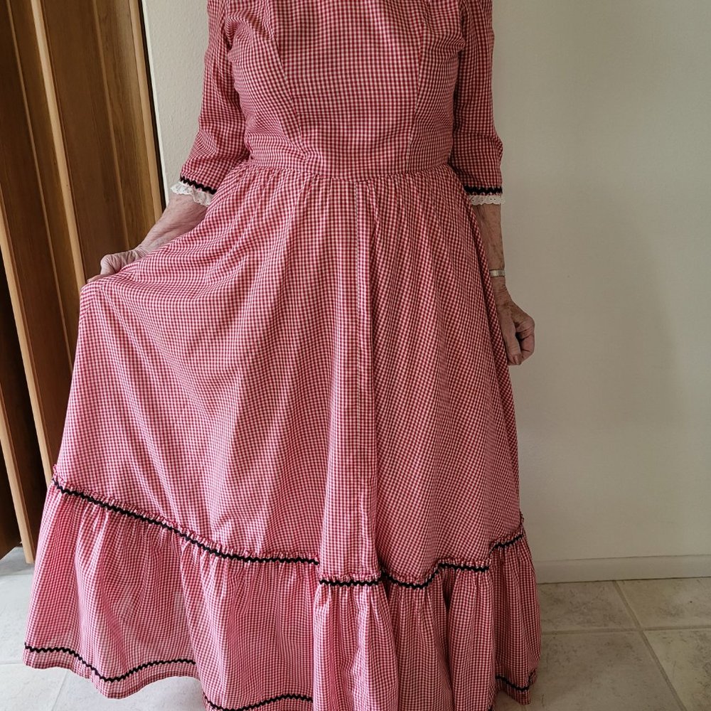 Red Gingham Dress